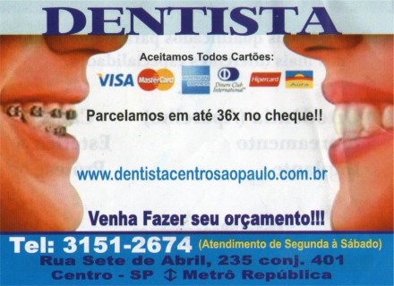 Dentista Centro de SP - Convidar.Net