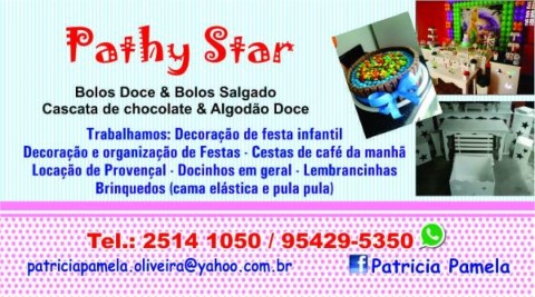 Pathy STAR Decorações - Convidar.Net